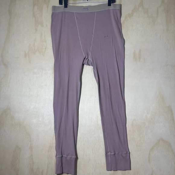 SKIMS Cotton Rib Leggings Garnet High Rise Ribbed Logo Size 4X - Picture 1 of 7